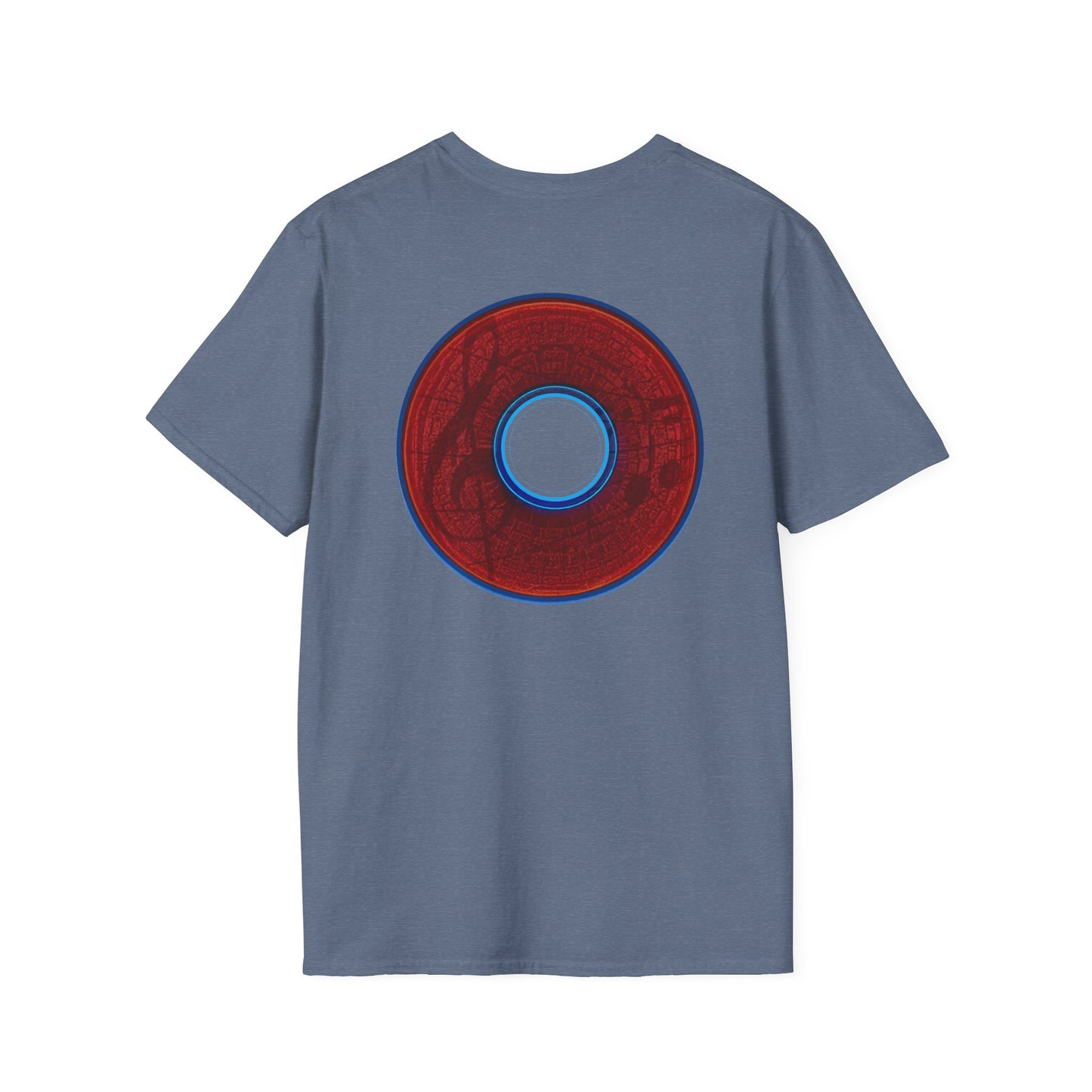 Classic Donut Tee - Unisex Soft-Style - "The Musically Gifted Donut" - red donut - series 1.0