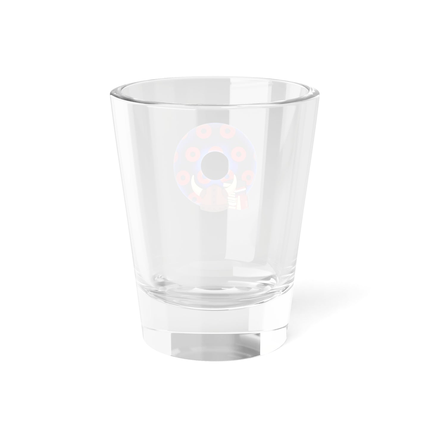 Bad Fishy Too - "Vlad's Impaling Shot Glass" - Shot Glass, 1.5oz - red/blue blimpy paradox donut