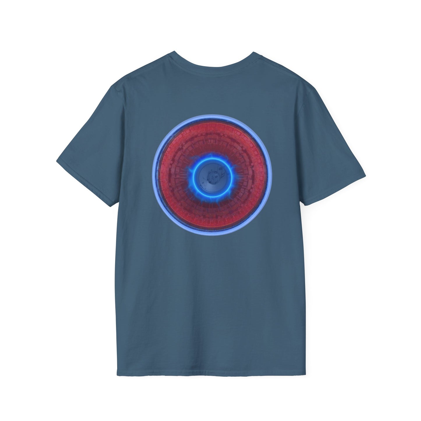 Classic Donut Tee - Unisex Soft-Style - "Homer's Pefect Donut" - series 1.0  - variant 3 - light blue edging