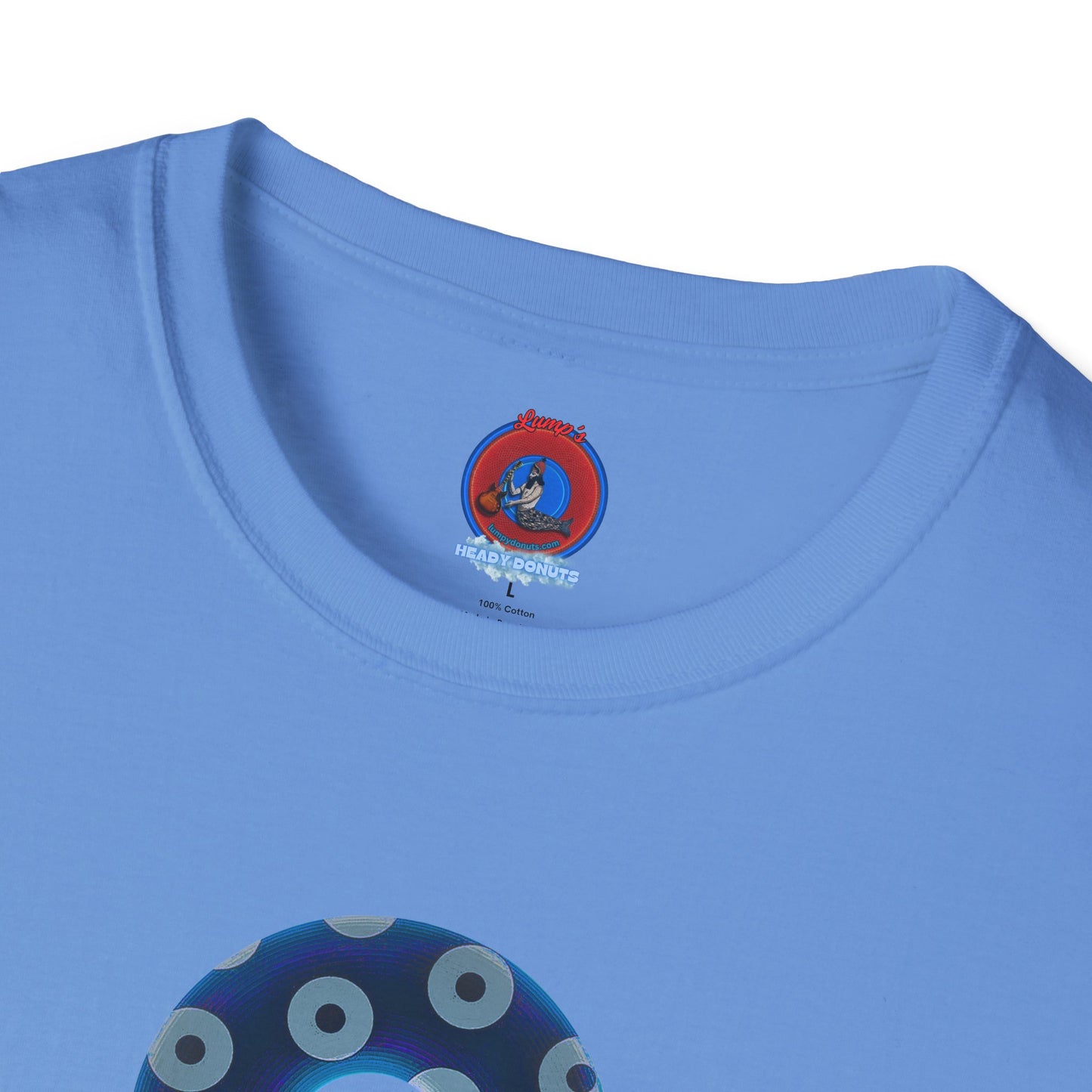 Plain Donuts/Unisex Soft-Style - "Plain Blimpy Paradoxical Donuts" - dark blue/gray donuts