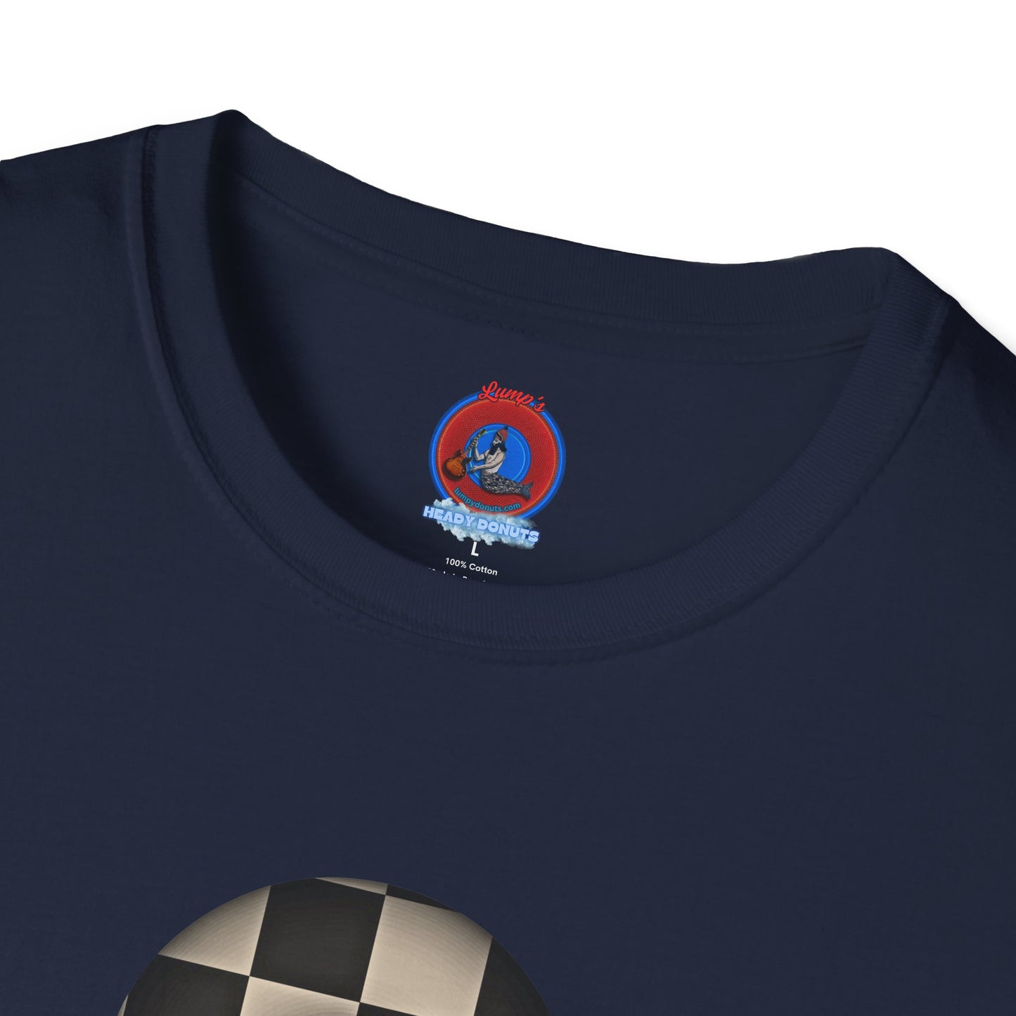 Classic Donut Tee - Unisex Soft-Style - "Bobby Phisher King's Donut no. 95" - chess donut