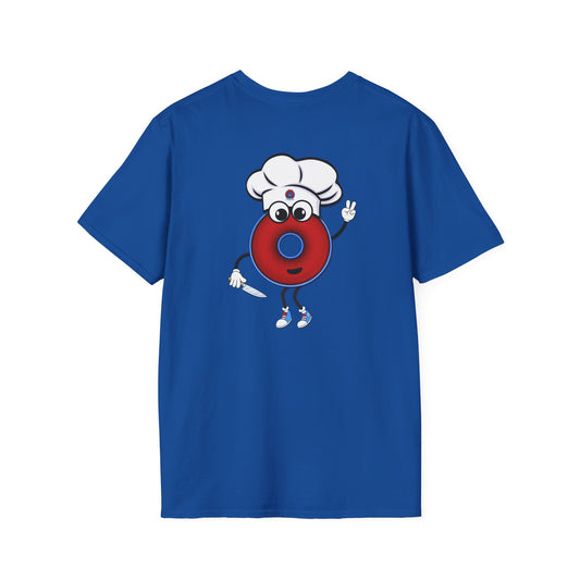 Classic Donut Tee - Unisex Soft-Style - "My Phriend the Donut" - plump vivid red donut