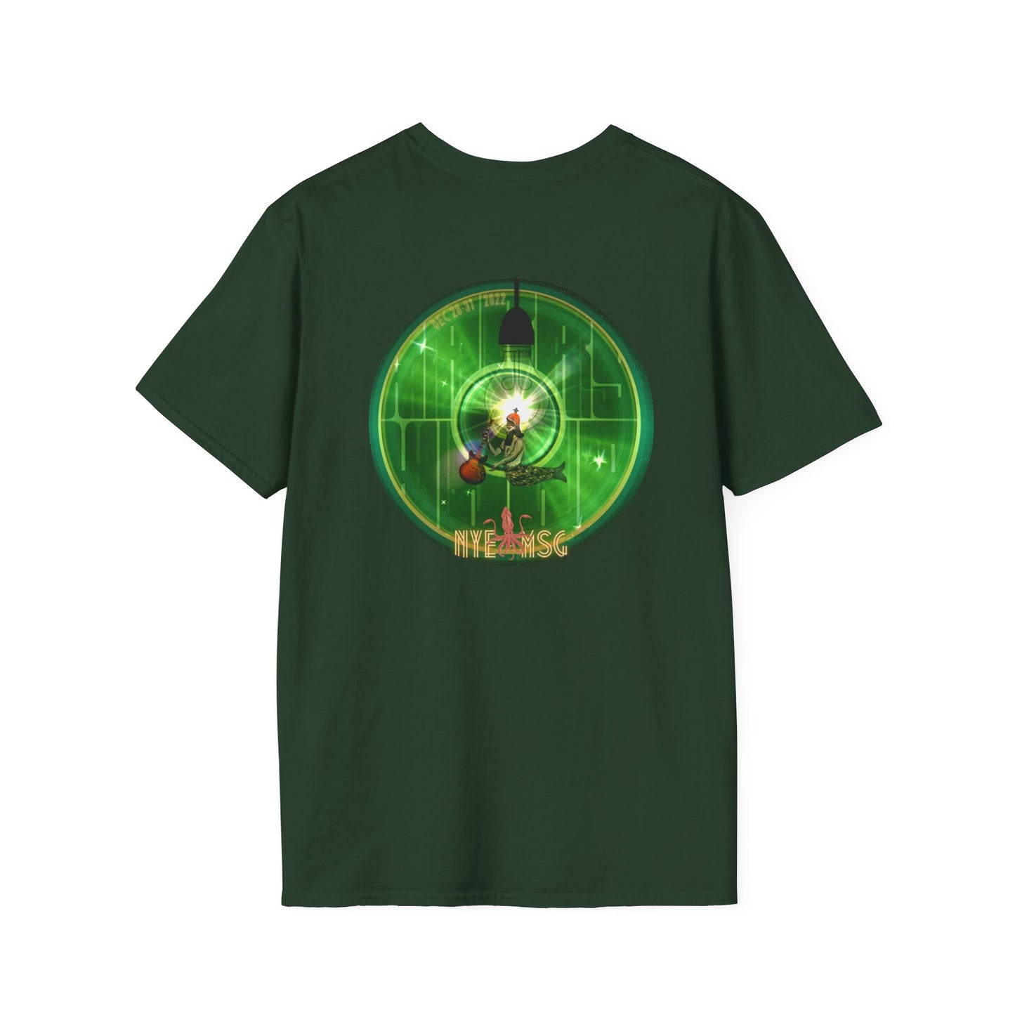 Classic Donut Tee - Unisex Soft-Style - "There was a party Dec 28-31 2022 in NYC, now tell me where were you" - series 1.0  - *green [commemorative donut]