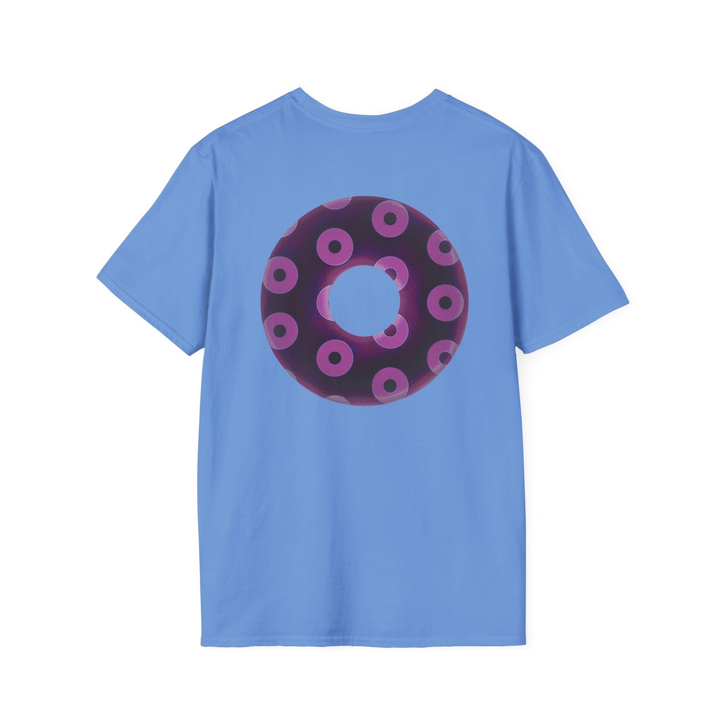 Plain Donuts/Unisex Soft-Style - "Plain Blimpy Paradoxical Donuts" - light purple/red violet donuts