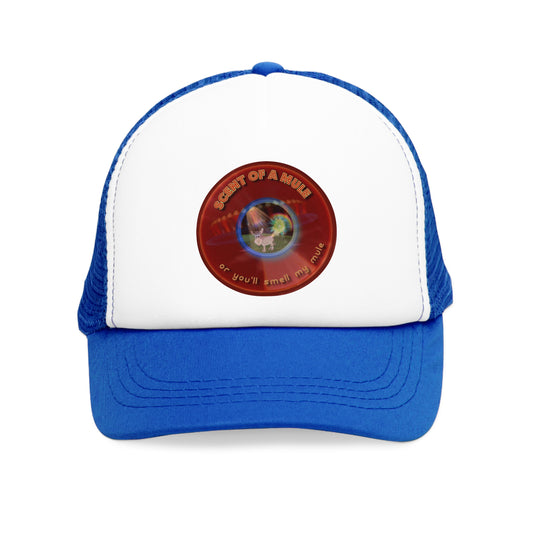 Lumpy Trucker Hat - "Scent of this Donut Hat is no Better" - variant 2 - red donut