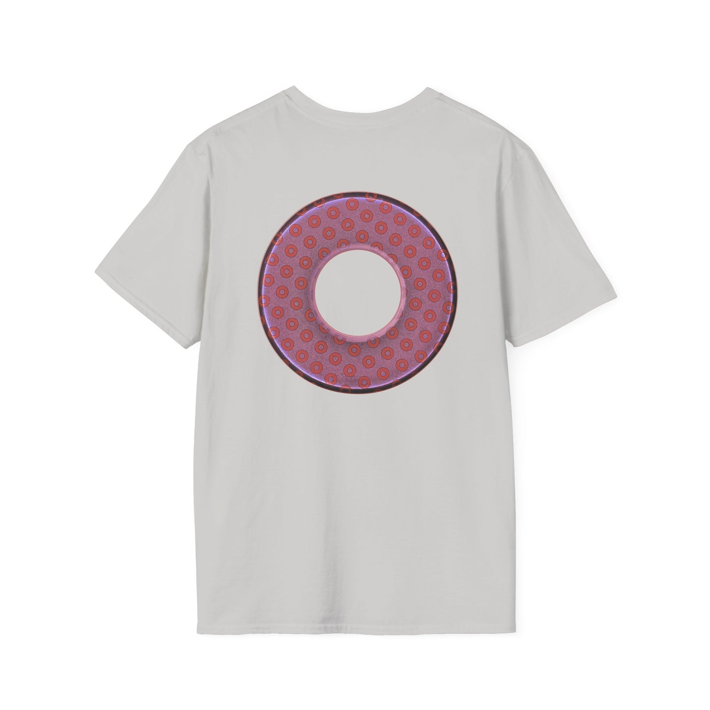 Plain Donuts/Unisex Soft-Style - "Plain Electric Paradoxical Donuts" - pink/mauve donuts