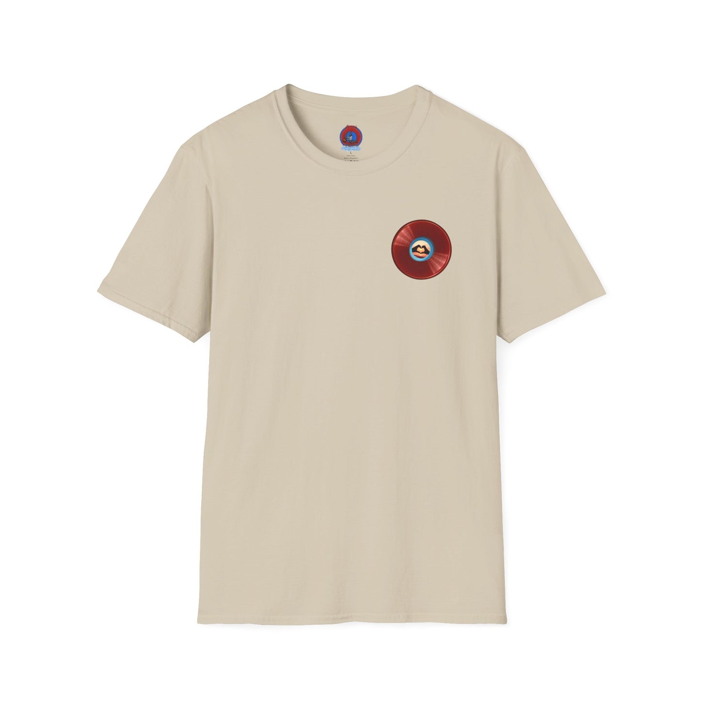 Classic Donut Tee - Unisex Soft-Style - "Wasted Donut" - series 1.0 - variant 1 - red donut