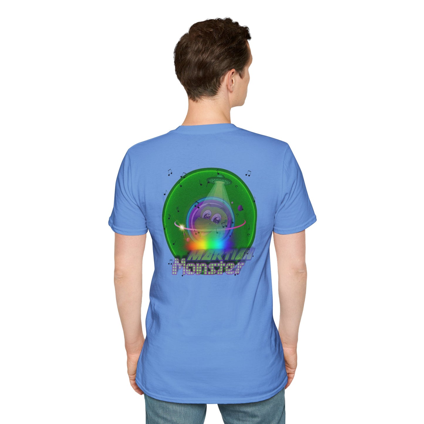 Classic Donut Tee - Unisex Soft-Style - "My Phavorite Martian" - green donut - series 1.0