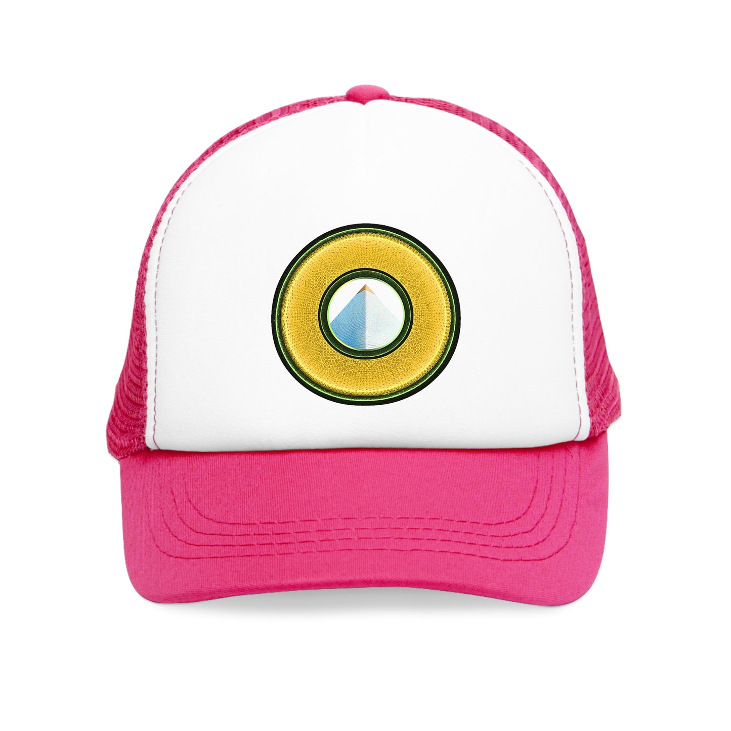 Lumpy Trucker Hat - "Limestone Blocks so Large" - variant 2 - golden donut
