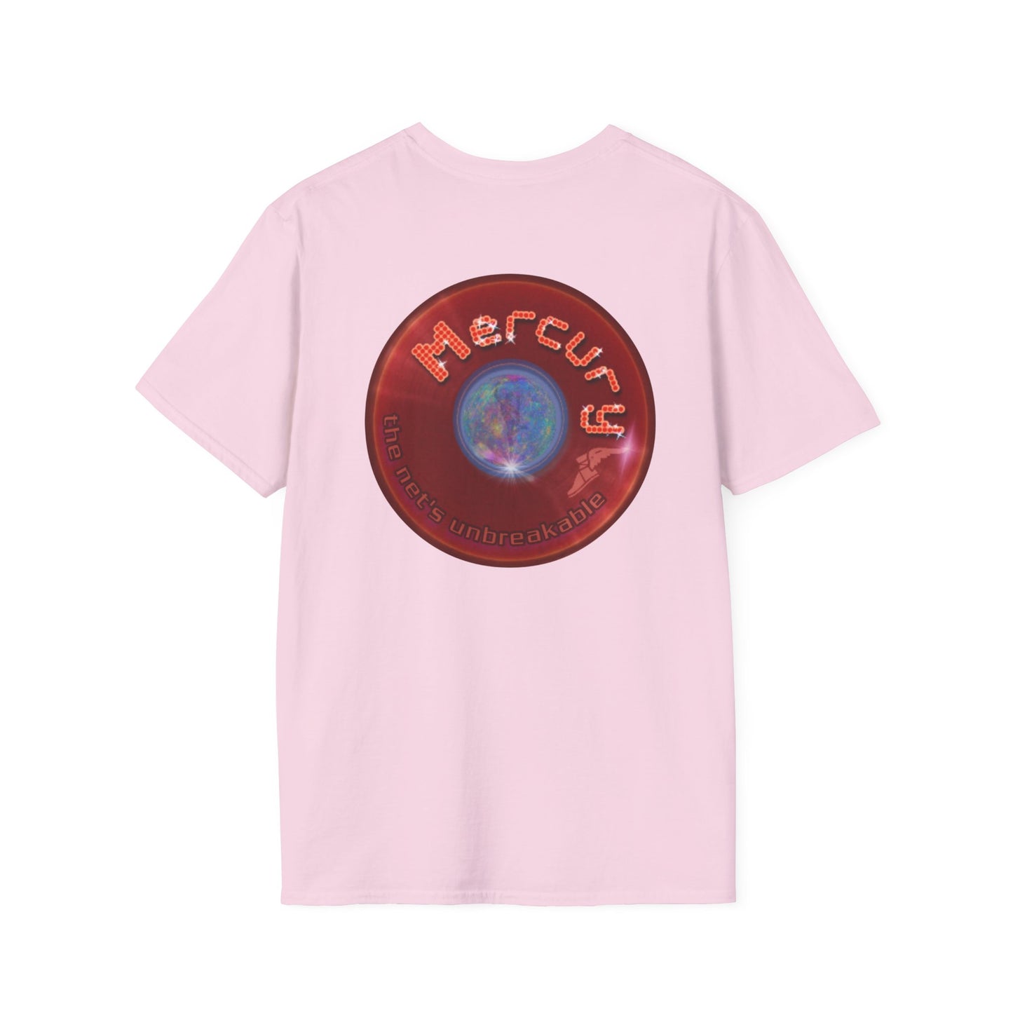 Classic Donut Tee - Unisex Soft-Style - "Donuts of the Gods" - series 1.0 - variant 4 - red donut