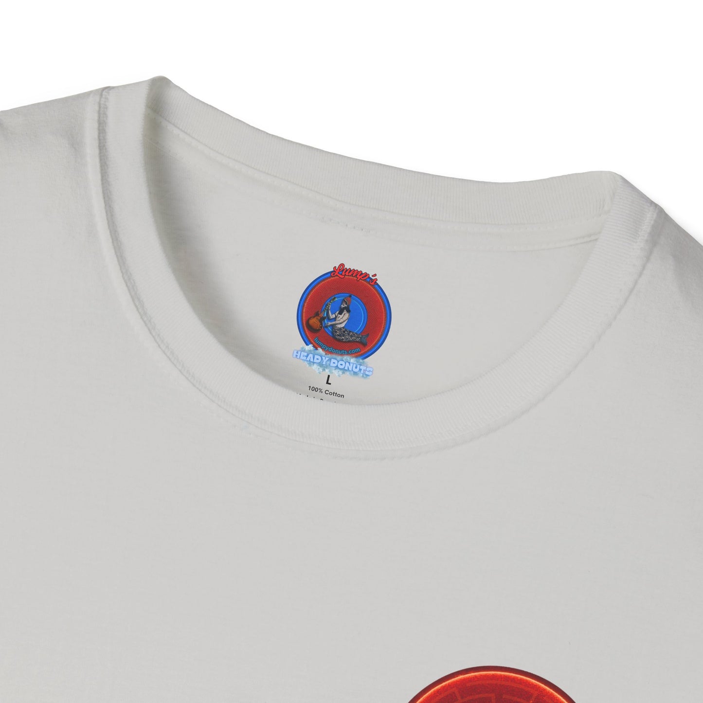 Classic Donut Tee - Unisex Soft-Style - "The Amazing Donut" - series 1.0 - variant 1 - red donut