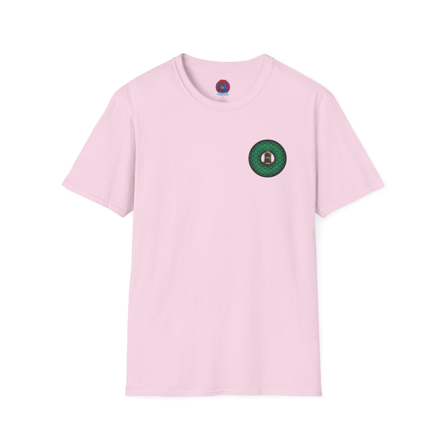Classic Donut Tee - "Save Mondegreen City Hall Clock Tower" - paradox donut - series 1.0 - variant 2 - green donut