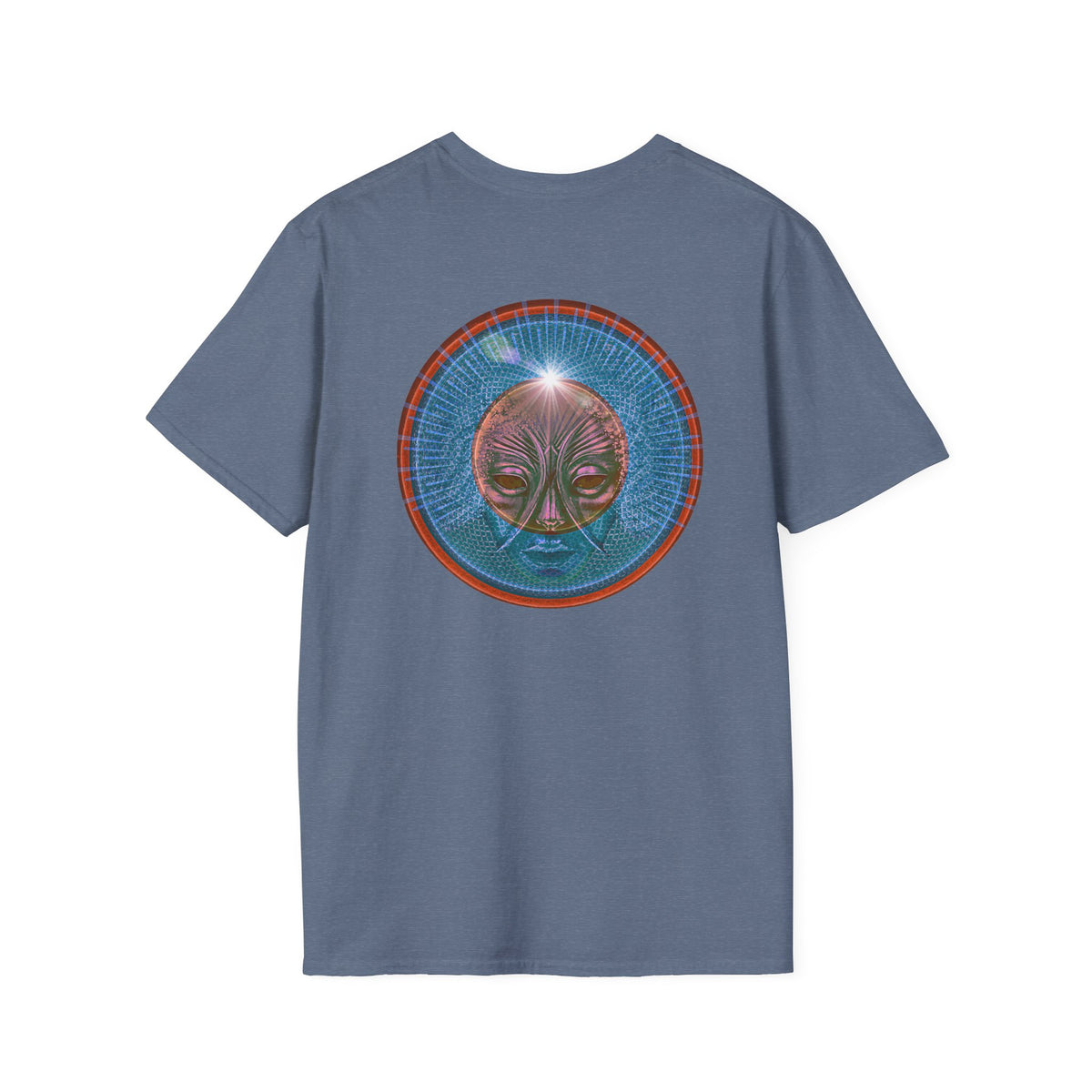 Classic Donut Tee - Unisex Soft-Style - "Donuts: Conjurers of Awesome" - series 1.0  - variant 1 - blue donut