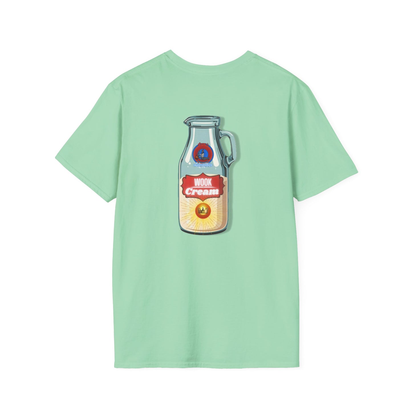 Classic Donut Tee - Unisex Soft-Style - "Wooked Cream - YEMSG Donut " - bottle - variant 8