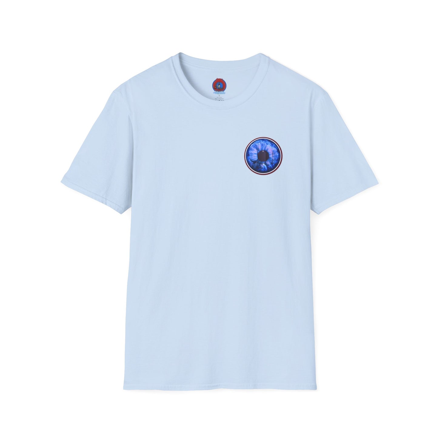 Classic Donut Tee - Unisex Soft-Style - "Wilson's Eyesore Donut Tee" - blue idonut - variant 1