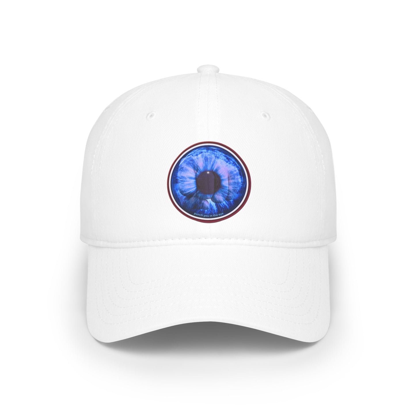 Lumpy Donut Baseball Cap - "Wilson's Eye Sore Donut Cap" - variant 2 - blue idonut w/