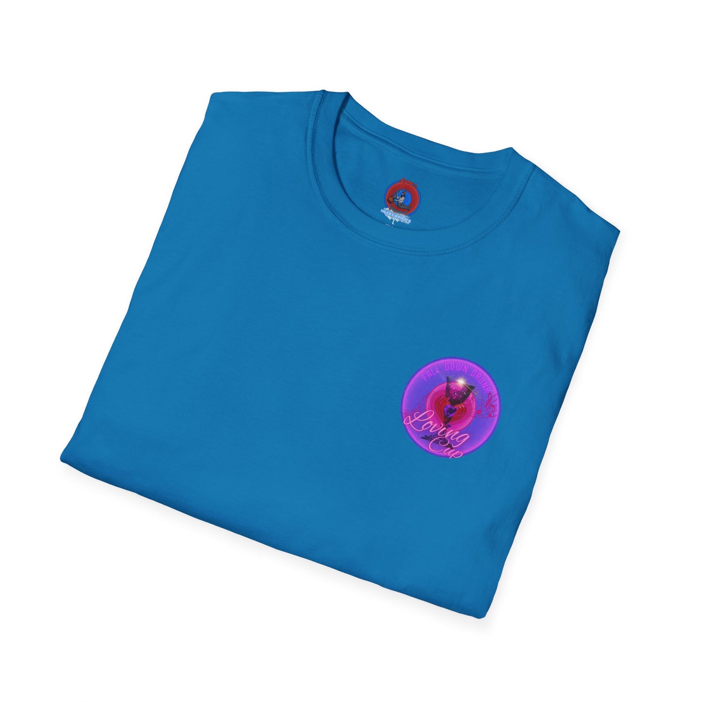 Classic Donut Tee - Unisex Soft-Style - "The Loving Donut" - series 1.0  - pink/purple donut [*Charity Donut]