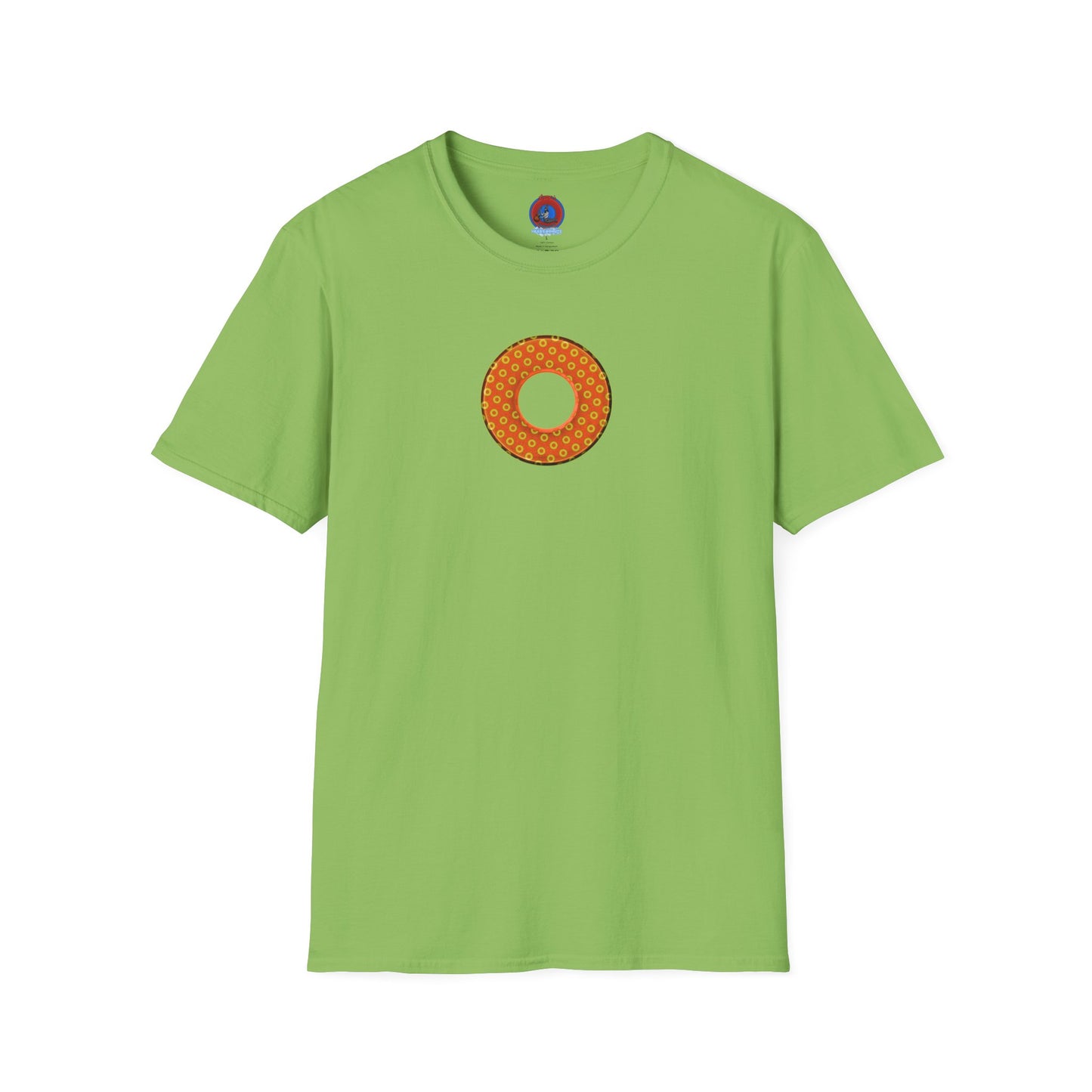 Plain Donuts/Unisex Soft-Style - "Plain Electric Paradoxical Donuts" - gold/orange donuts