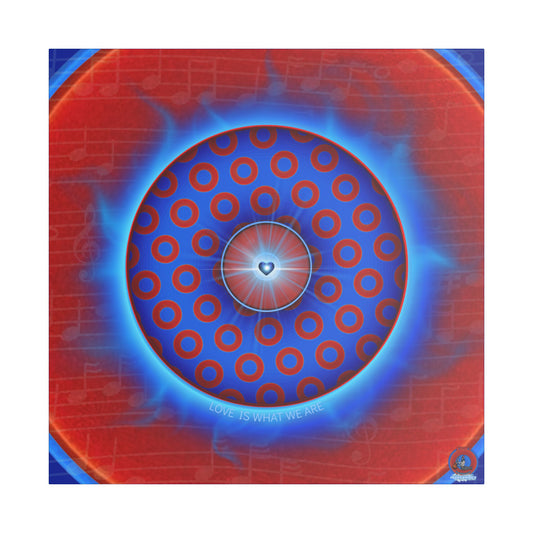GIANT Donuts -  Canvas [36" x 36"] - "Donuts of Love" - caviar paradox donut