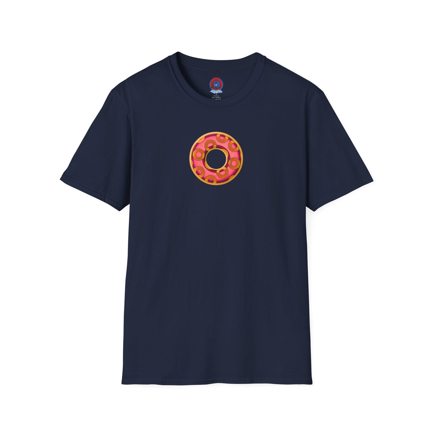 Plain Donuts/Unisex Soft-Style - "Plain Rustic Paradoxical Donuts" - rose/gold donuts