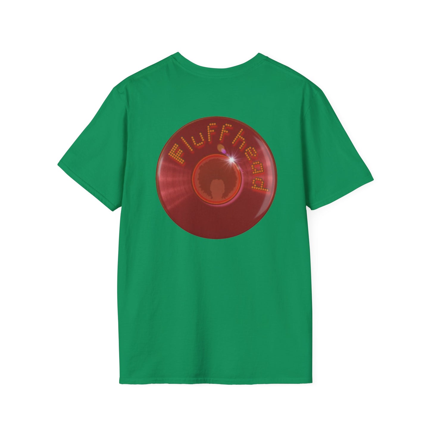 Classic Donut Tee - Unisex Soft-Style - "The Fluffernutter Donut" - series 1.0 - dark red donut