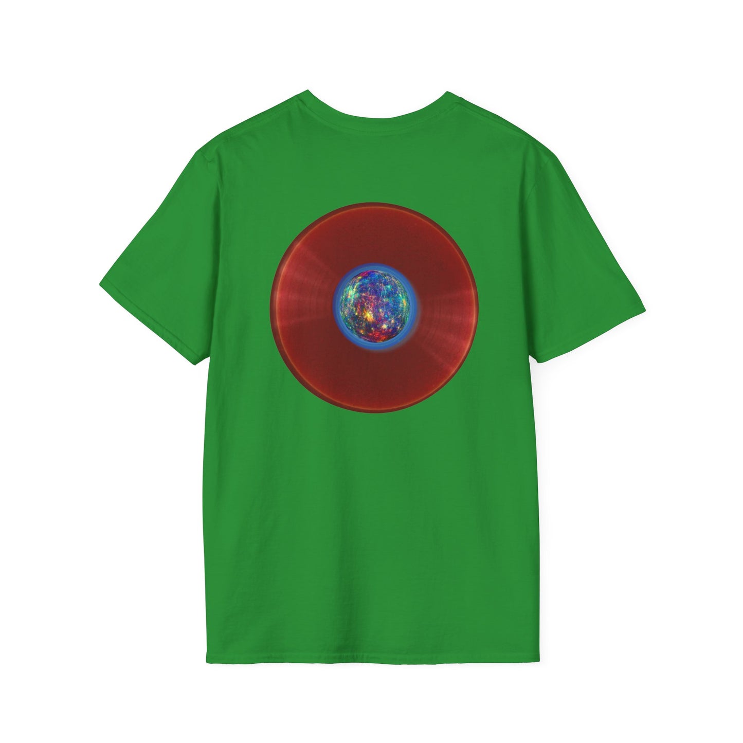 Classic Donut Tee - Unisex Soft-Style - "Donuts of the Gods" - series 1.0 - variant 1 - red donut