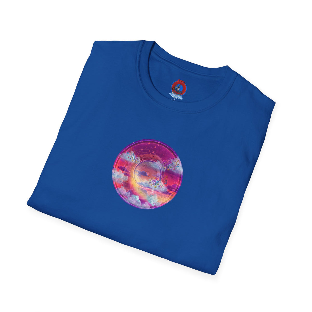 Classic Donut Tee - Unisex Soft-Style - "Pillow Donuts of Cotton" - vivid magenta pic donut