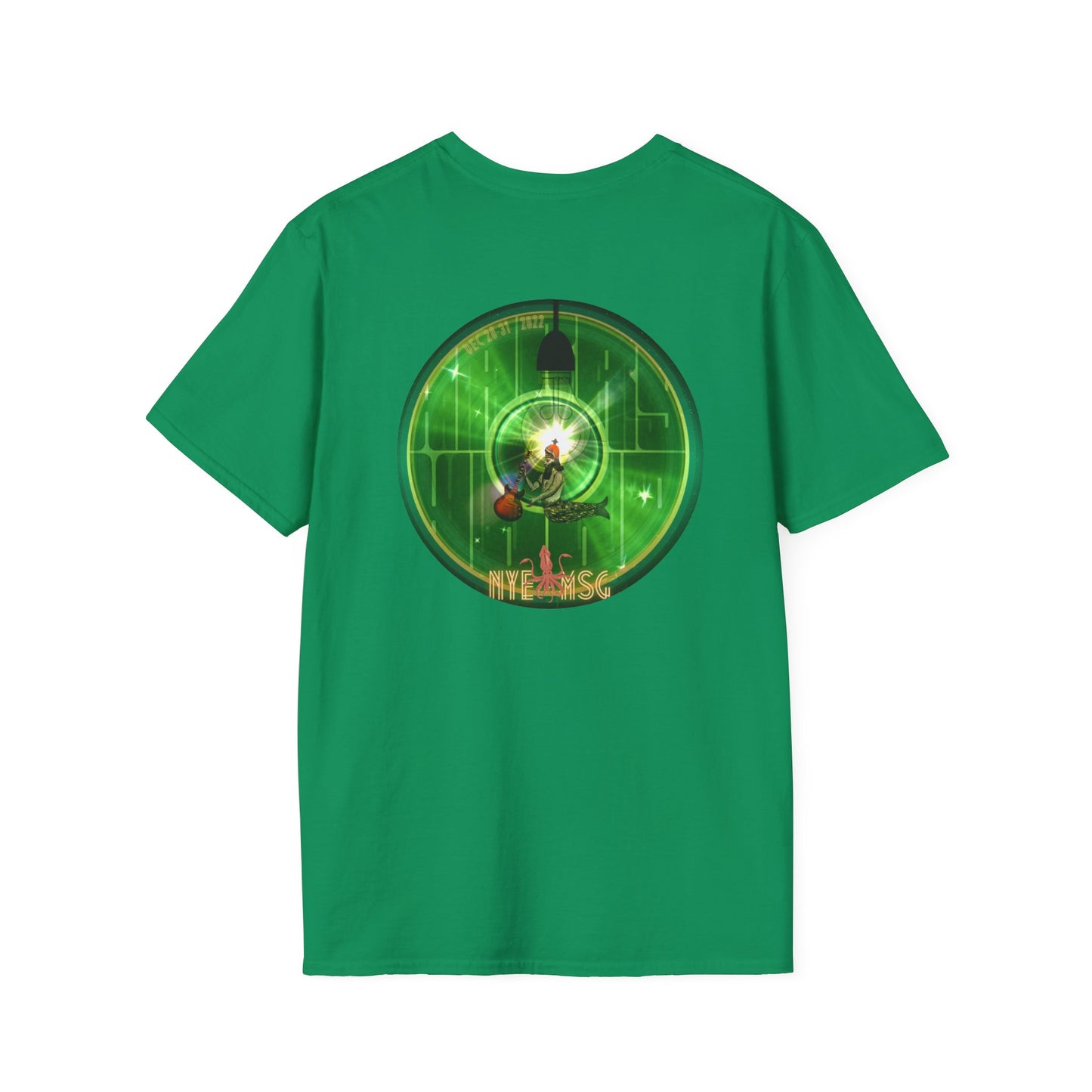 Classic Donut Tee - Unisex Soft-Style - "There was a party Dec 28-31 2022 in NYC, now tell me where were you" - series 1.0  - *green [commemorative donut]