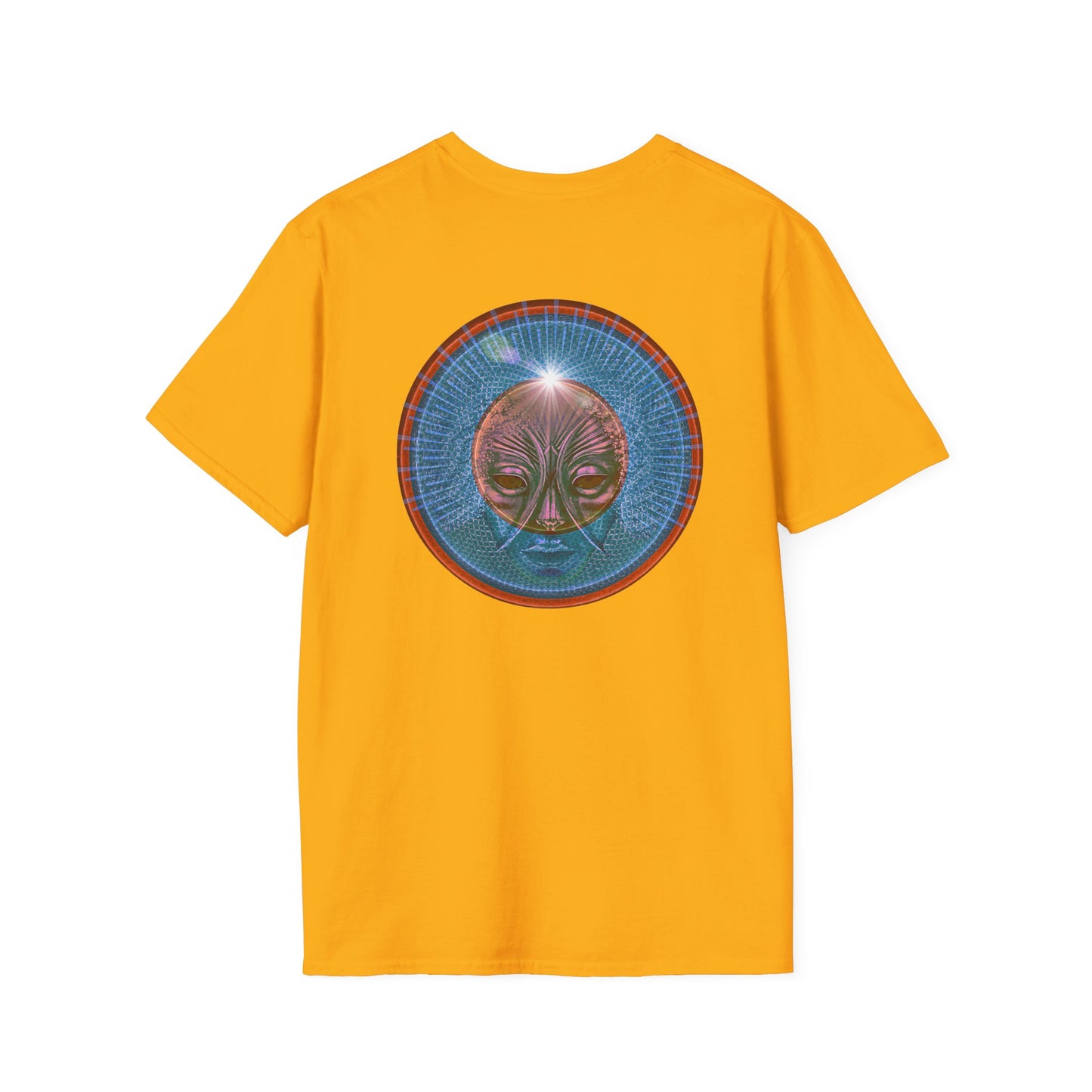 Classic Donut Tee - Unisex Soft-Style - "Donuts: Conjurers of Awesome" - series 1.0  - variant 1 - blue donut