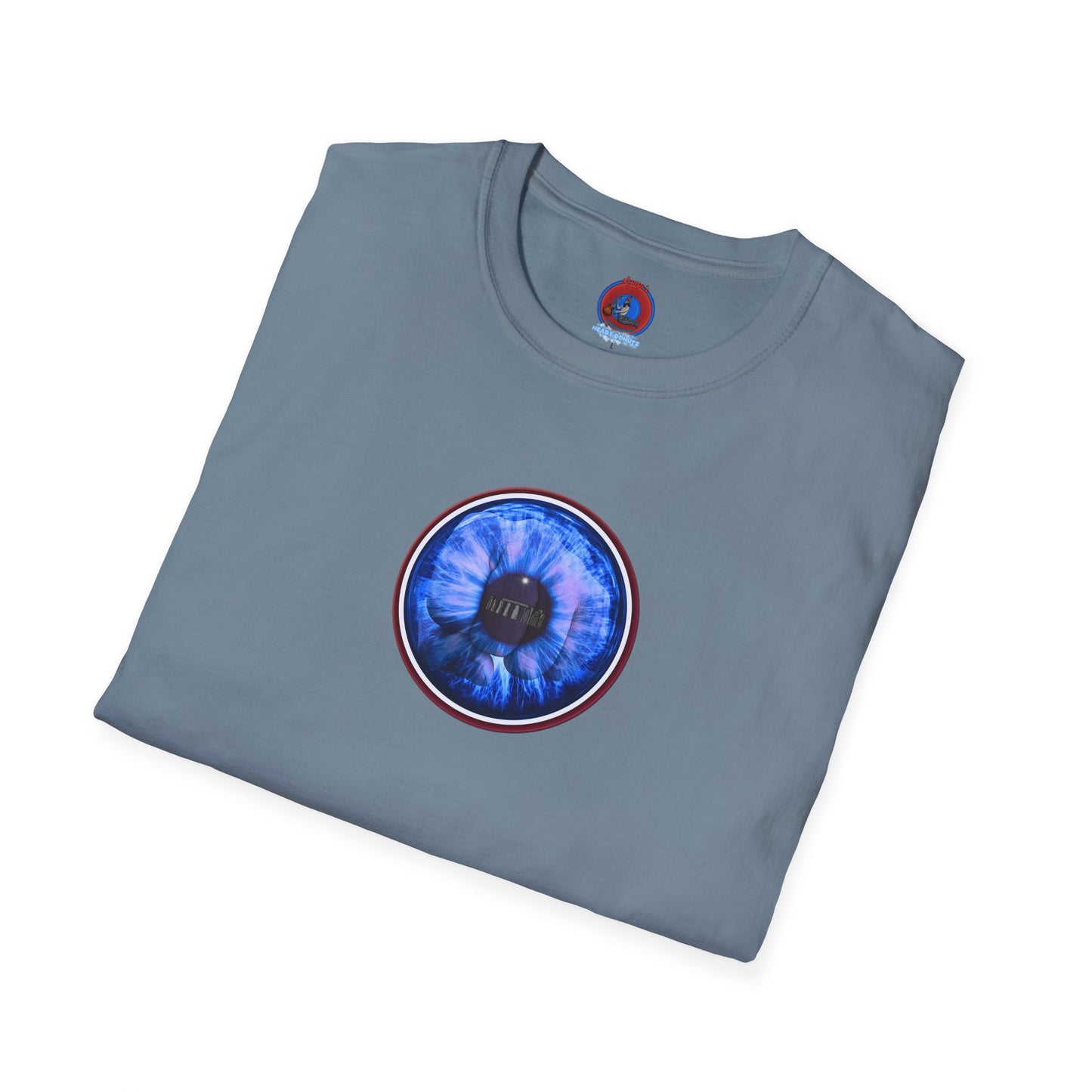 Classic Donut Tee - Unisex Soft-Style - "Wilson's Eyesore Donut Tee" - blue idonut - variant 3