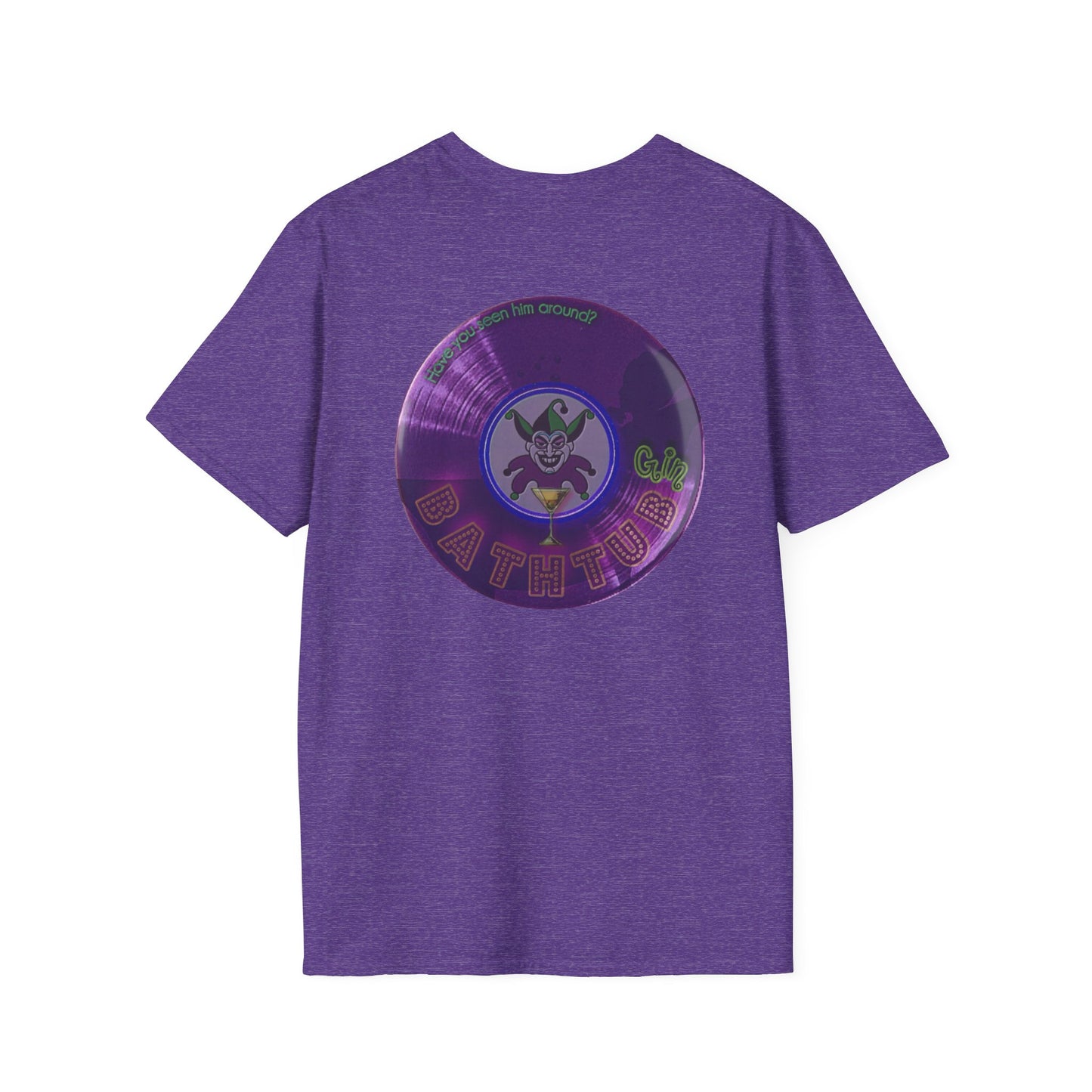 Classic Donut Tee - Unisex Soft-Style - "The Joker's Personal Tees - Troubadour Edition" - series 1.0 - variant 1 - purple donut