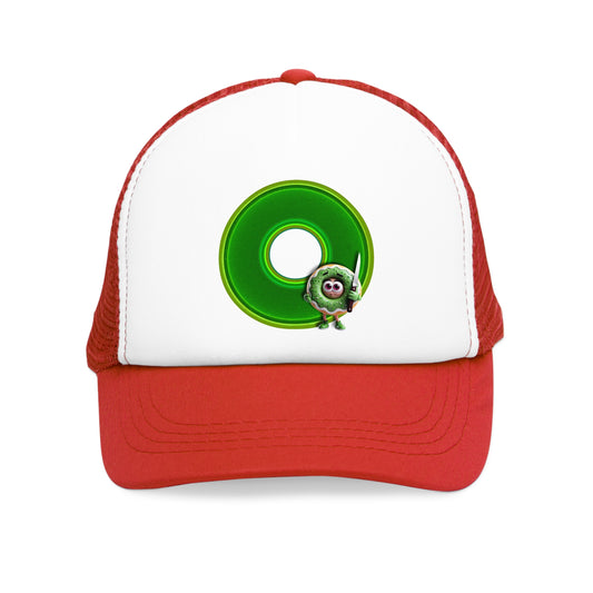 Lumpy Trucker Hat - "My Phriend the Donut" - variant 2 - green donut