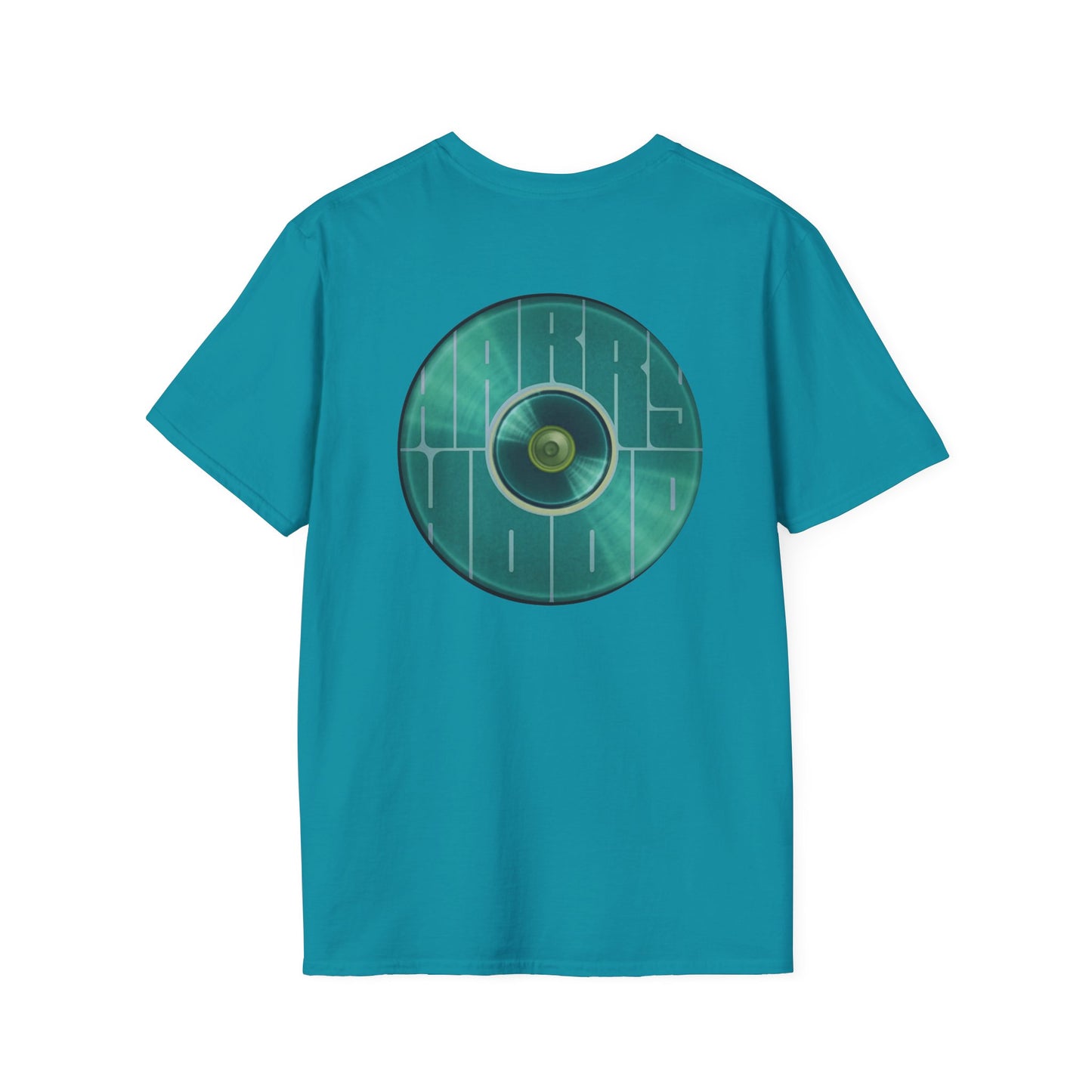 Classic Donut Tee - Unisex Soft-Style - "Harry's Hoodlum Donut" - series 1.0  - variant 3 - green donut(s)