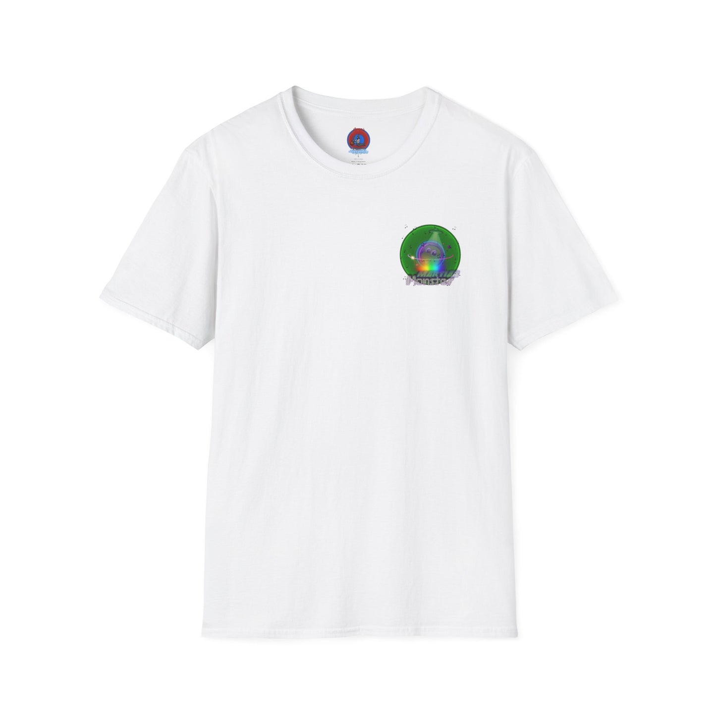 Classic Donut Tee - Unisex Soft-Style - "My Phavorite Martian" - green donut - series 1.0