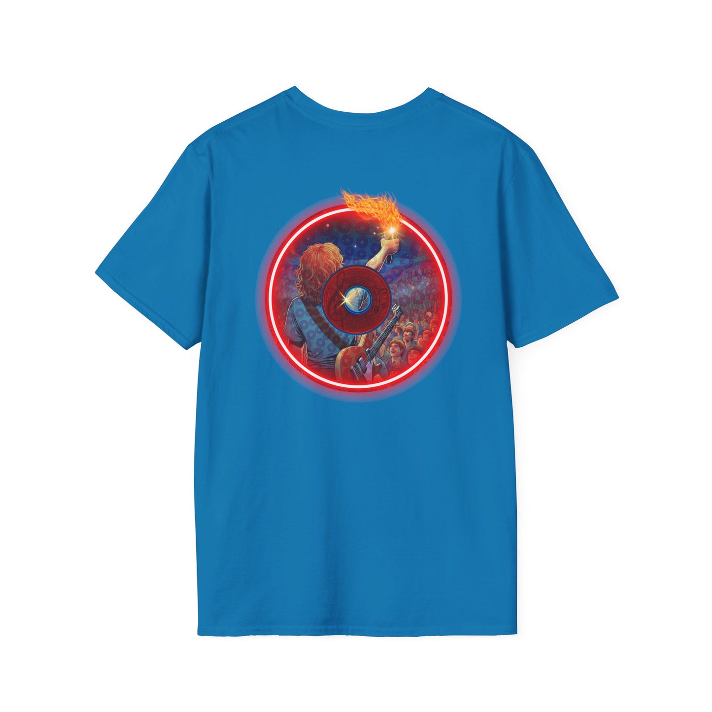 Classic Donut Tee - Unisex Soft-Style - "Torchbearer's Donut " - red donut