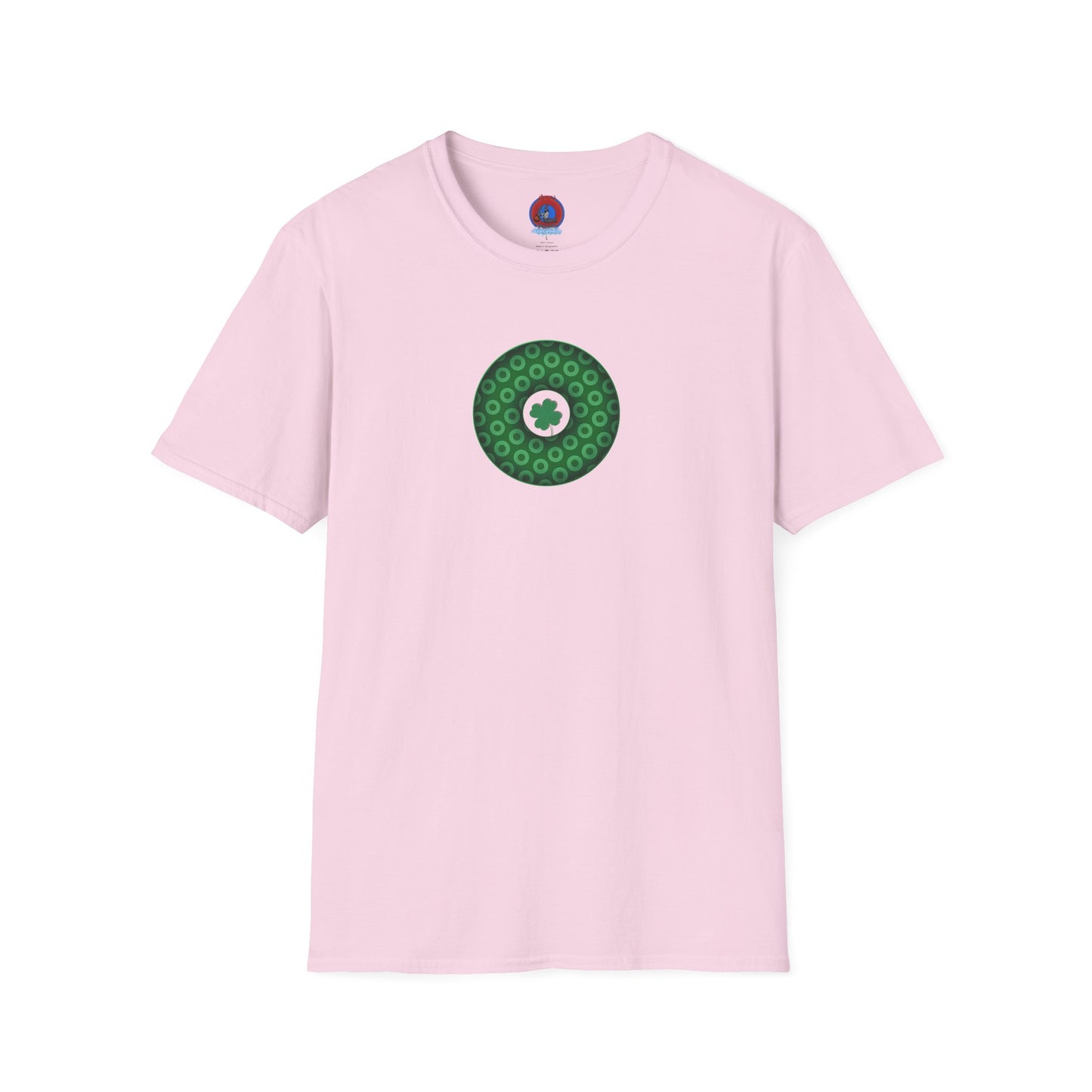Classic Donut Tee - Unisex Soft-Style - "Patron Saint of Donuts" - St. Patrick's Day Donut - holiday edition - variant 1