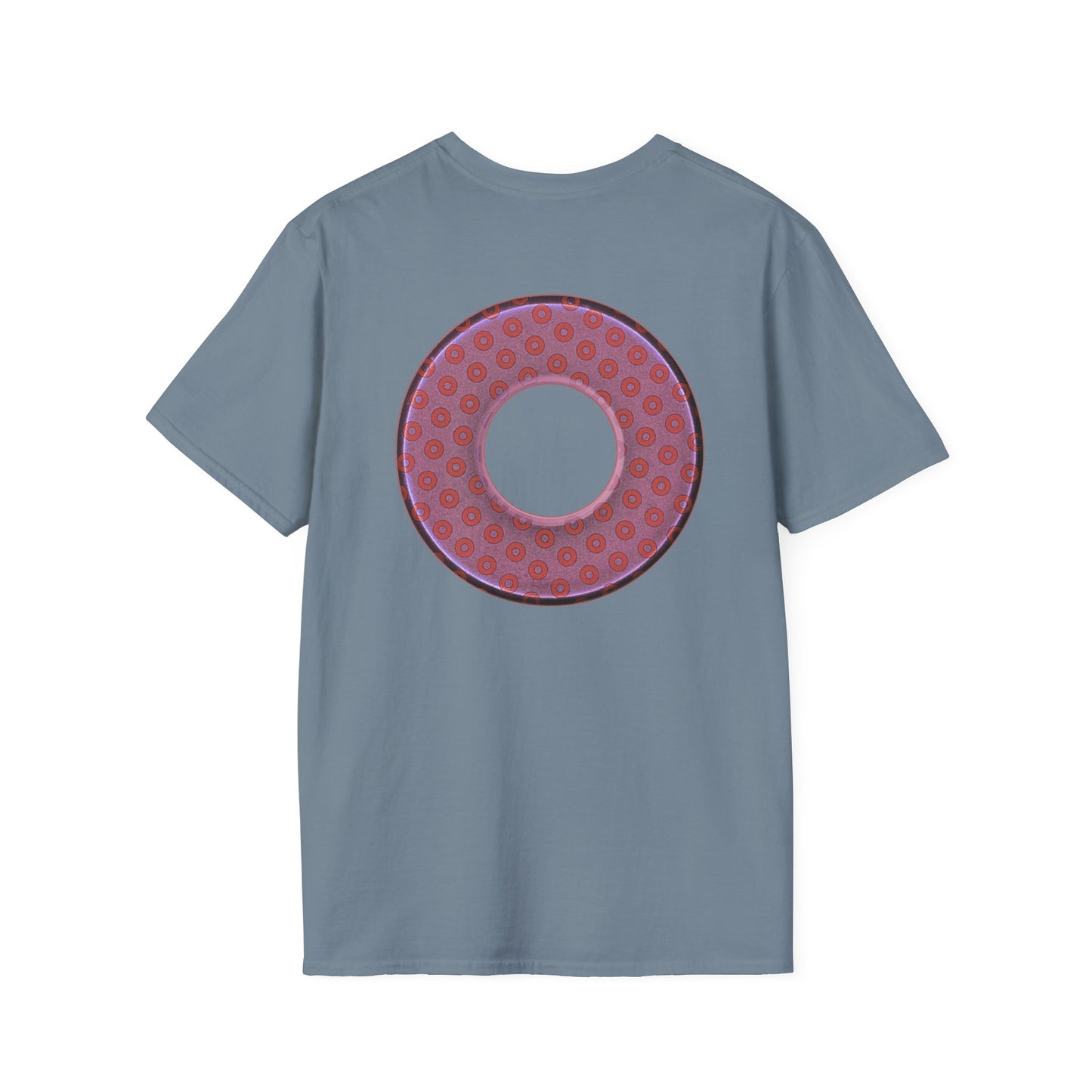 Plain Donuts/Unisex Soft-Style - "Plain Electric Paradoxical Donuts" - pink/mauve donuts