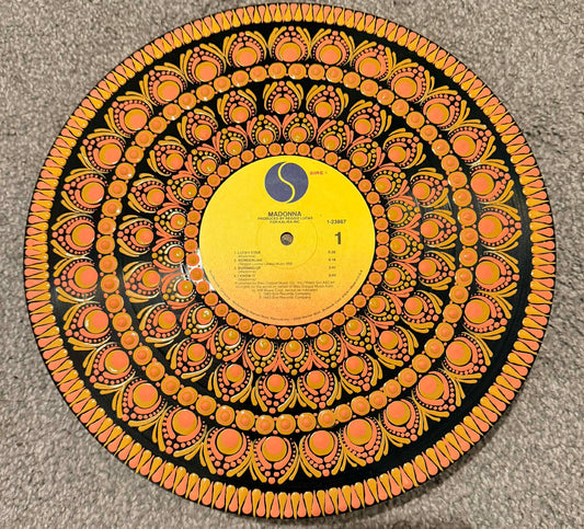 12" Matlack Mandala - Record - Madonna tribute  - yellow/orange/pink