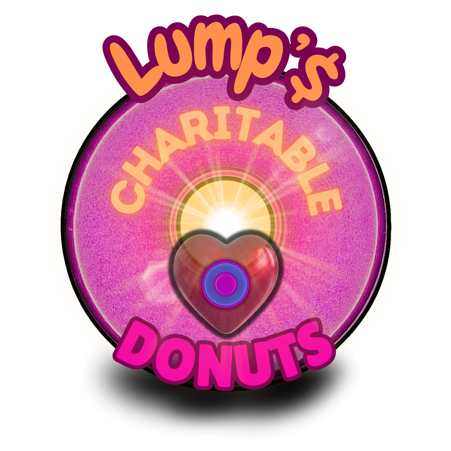 *Lumpy Trucker Hat - "The Divided Donut." - variant 2 - [*100% of profit to The Divided Sky Foundation - for this print]